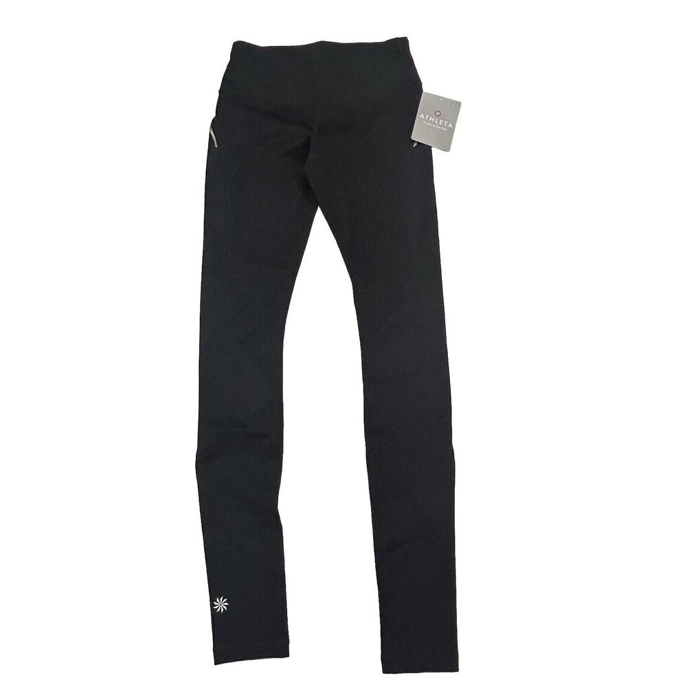 NWT Athleta Powder Peak Tight Leggings Size XXS - Black